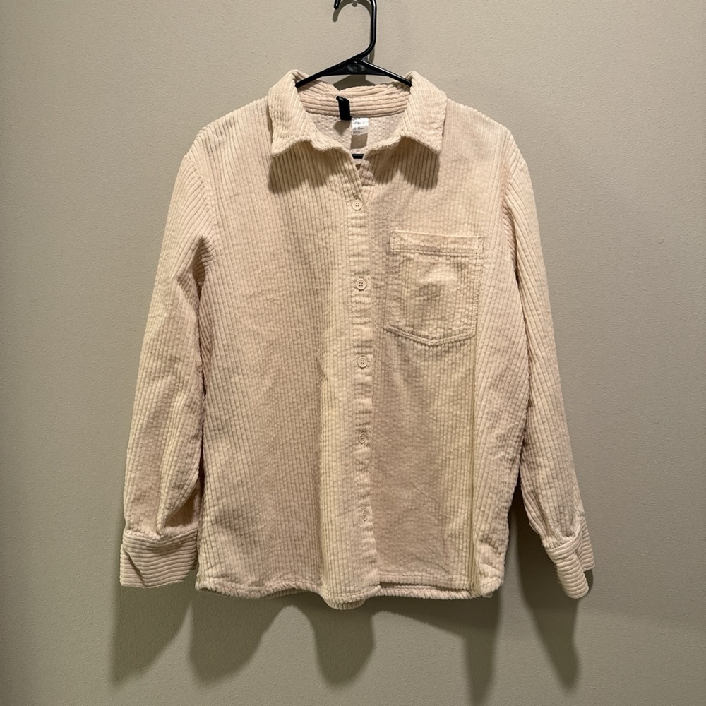Women’s H&M Corduroy Shacket - Size Small